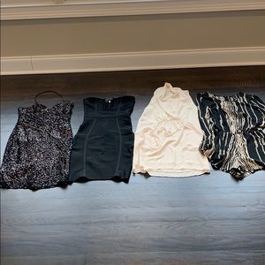 Lot - 3 women’s size XS Dresses & 1 jumpsuit